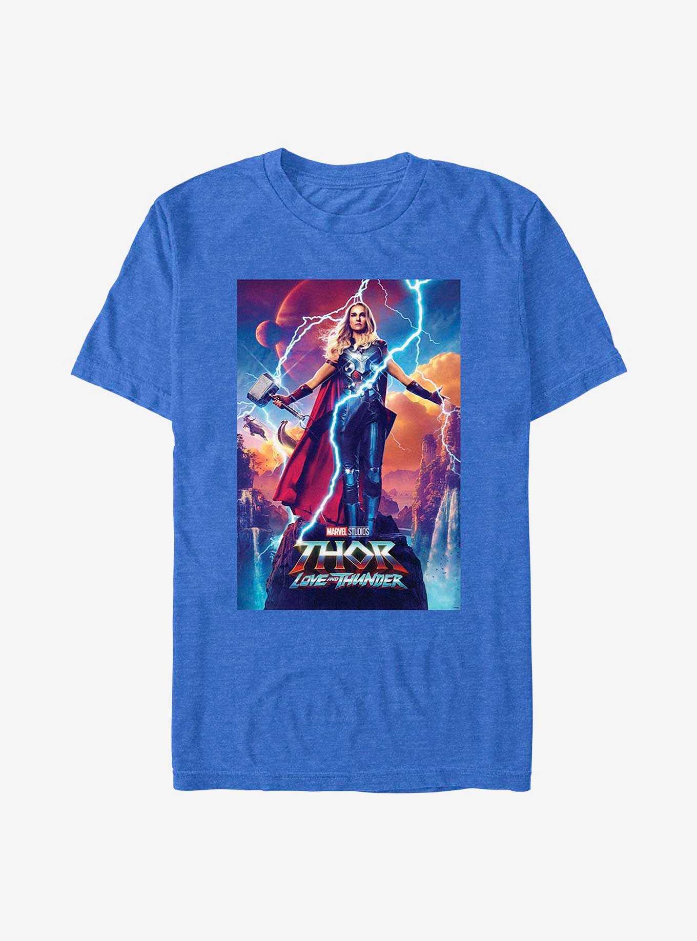 Marvel Thor: Love and Thunder Mighty Thor Movie Poster T-Shirt, , hi-res