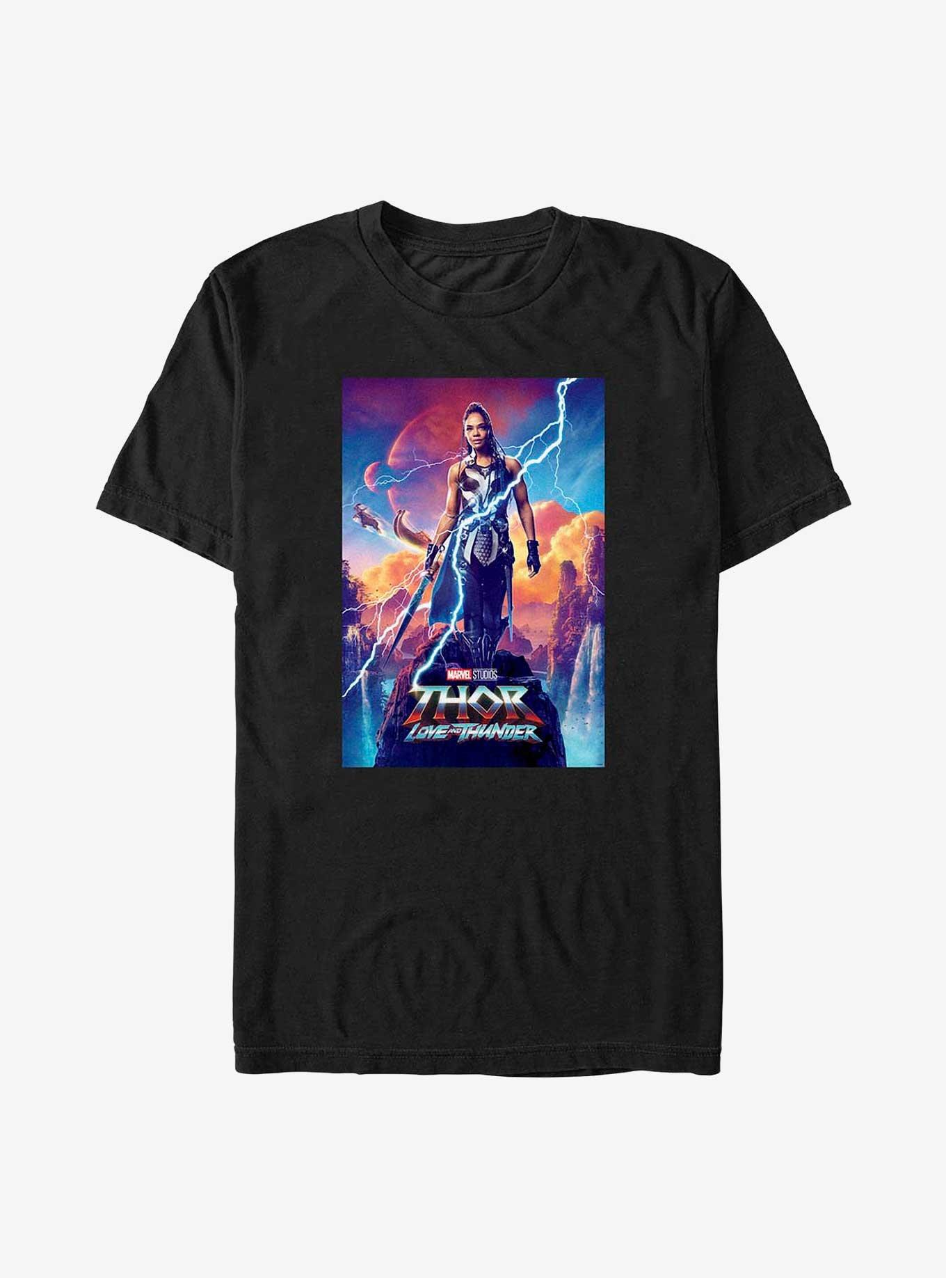 Marvel Thor: Love and Thunder Valkyrie Movie Poster T-Shirt, , hi-res