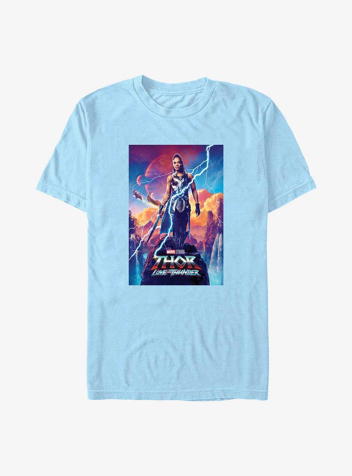 Marvel Thor: Love and Thunder Valkyrie Movie Poster T-Shirt, , hi-res