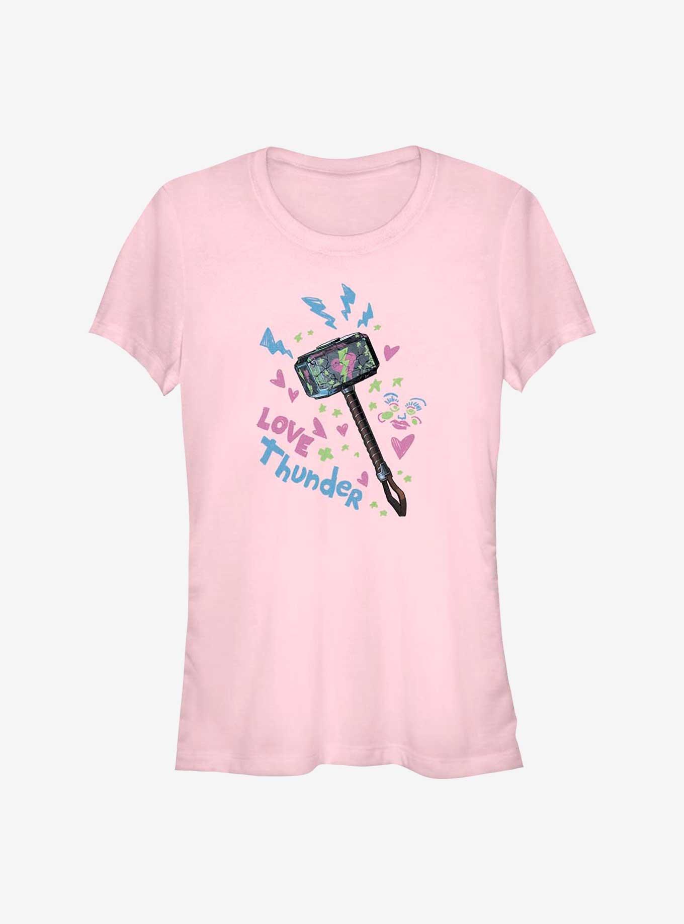 Marvel Thor: Love and Thunder Graffiti Hammer Girls T-Shirt