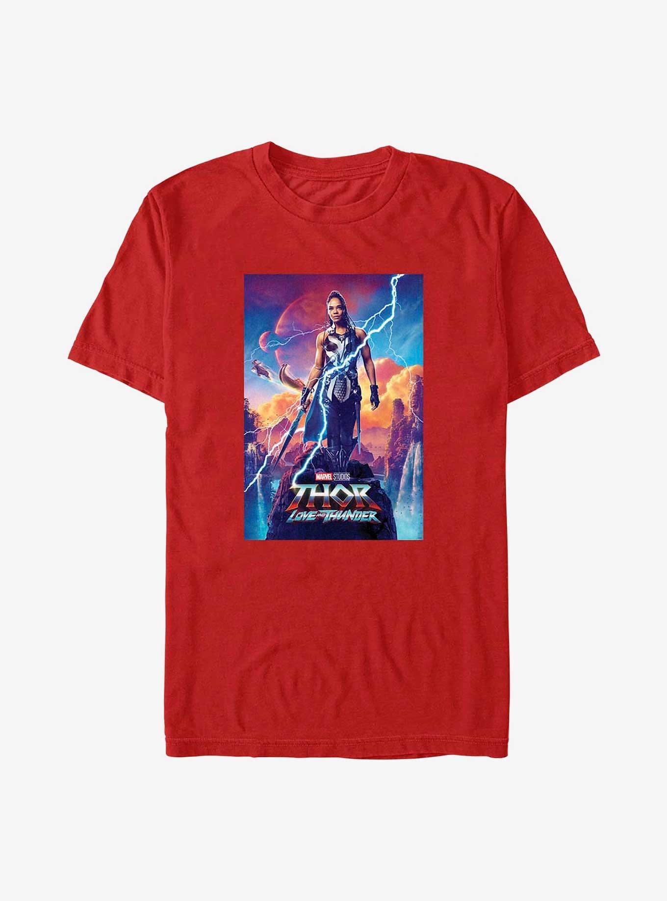 Marvel Thor: Love and Thunder Valkyrie Movie Poster T-Shirt