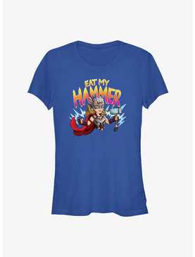 Marvel Thor: Love and Thunder Mighty Thor Eat My Hammer Girls T-Shirt, , hi-res