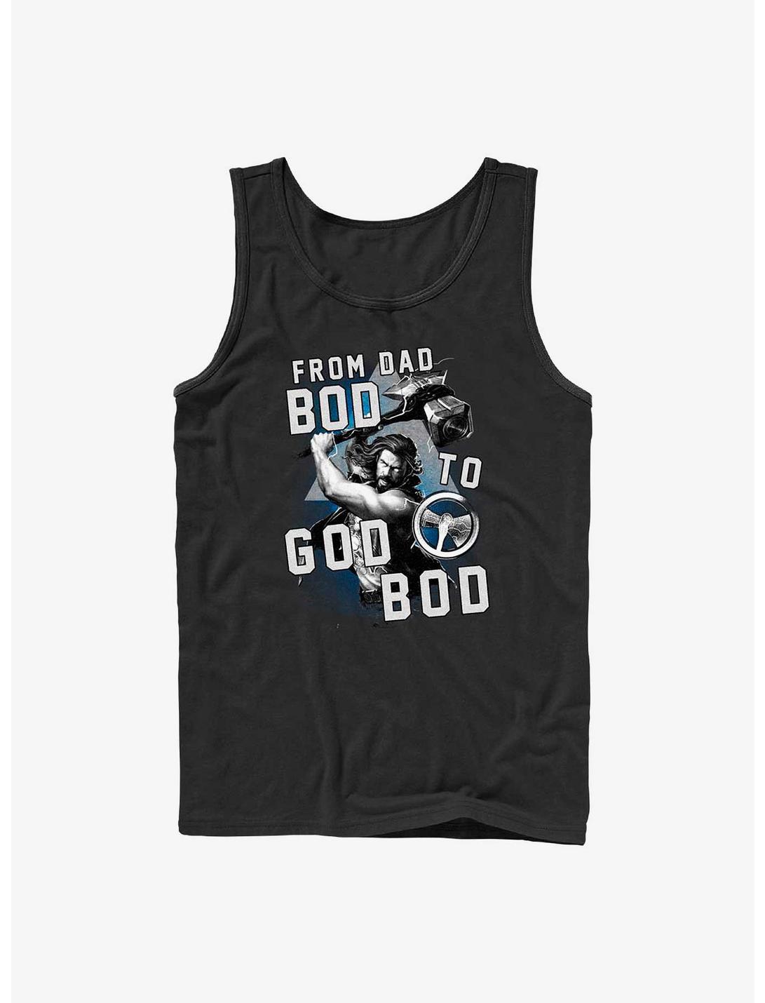 Marvel Thor: Love and Thunder From Dad Bod To God Bod Tank, BLACK, hi-res