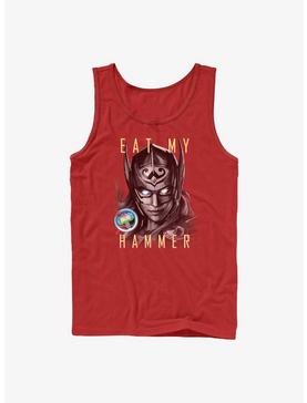 Plus Size Marvel Thor: Love and Thunder Eat My Hammer Dr. Jane Foster Portrait Tank, , hi-res