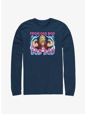 Plus Size Marvel Thor: Love and Thunder Dad Bod To God Bod Long-Sleeve T-Shirt, , hi-res