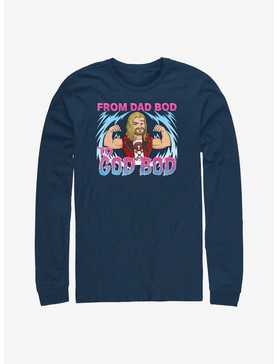 Marvel Thor: Love and Thunder Dad Bod To God Bod Long-Sleeve T-Shirt, , hi-res
