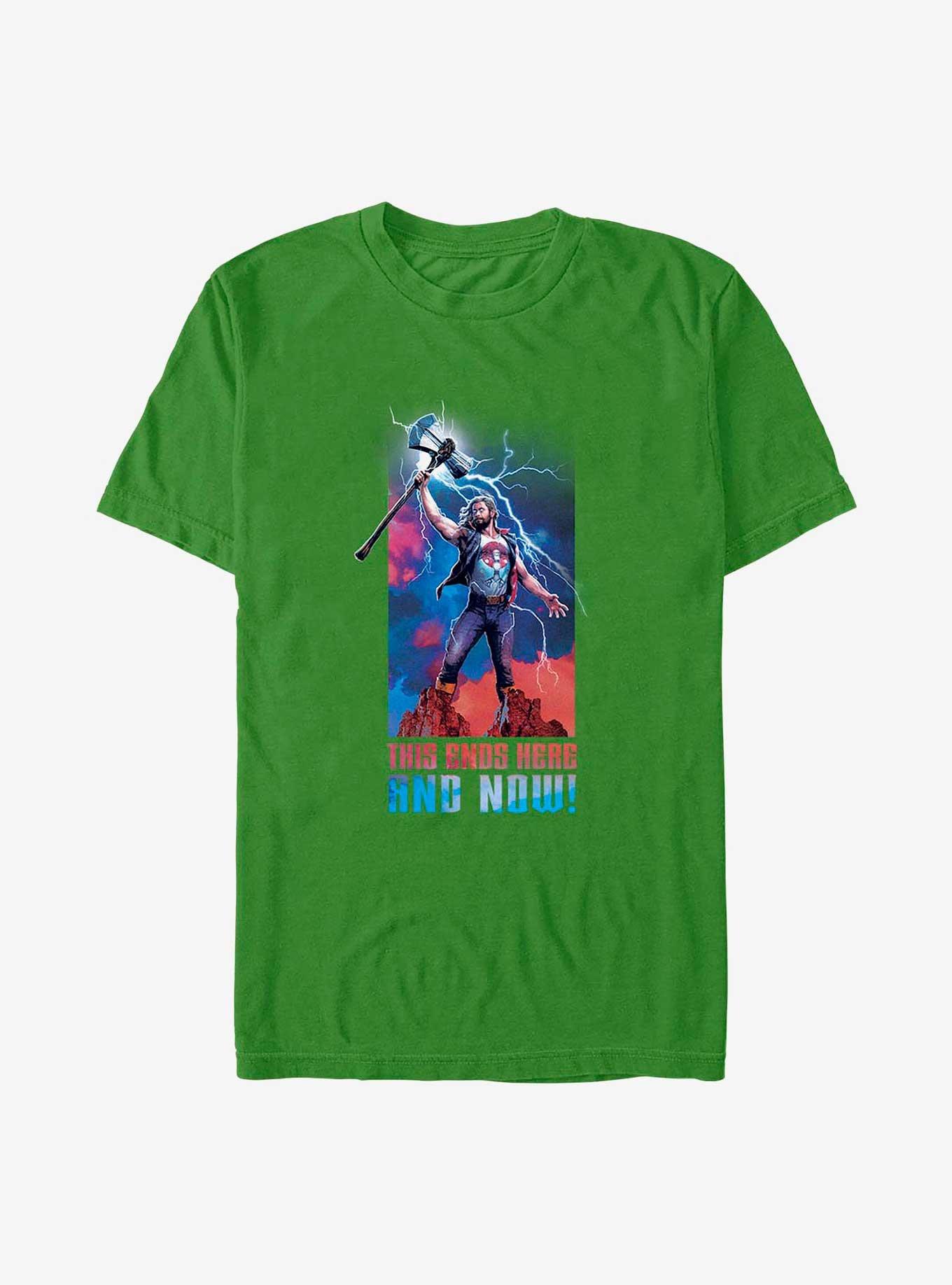 Marvel Thor: Love and Thunder Ends Here and Now T-Shirt, KELLY, hi-res