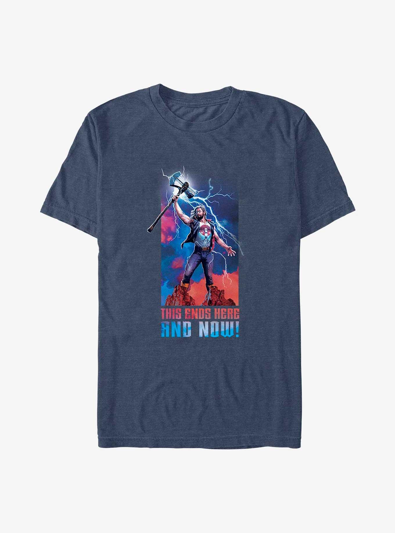 Marvel Thor: Love and Thunder Ends Here and Now T-Shirt, , hi-res