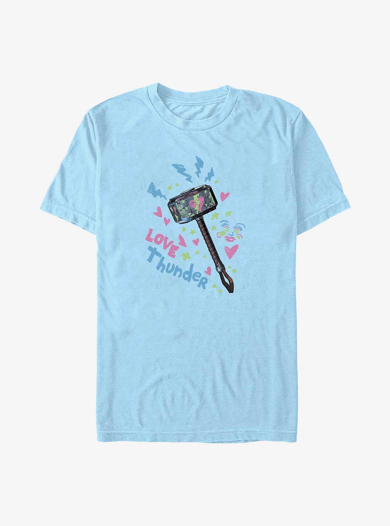 Marvel Thor: Love and Thunder Graffiti Hammer T-Shirt