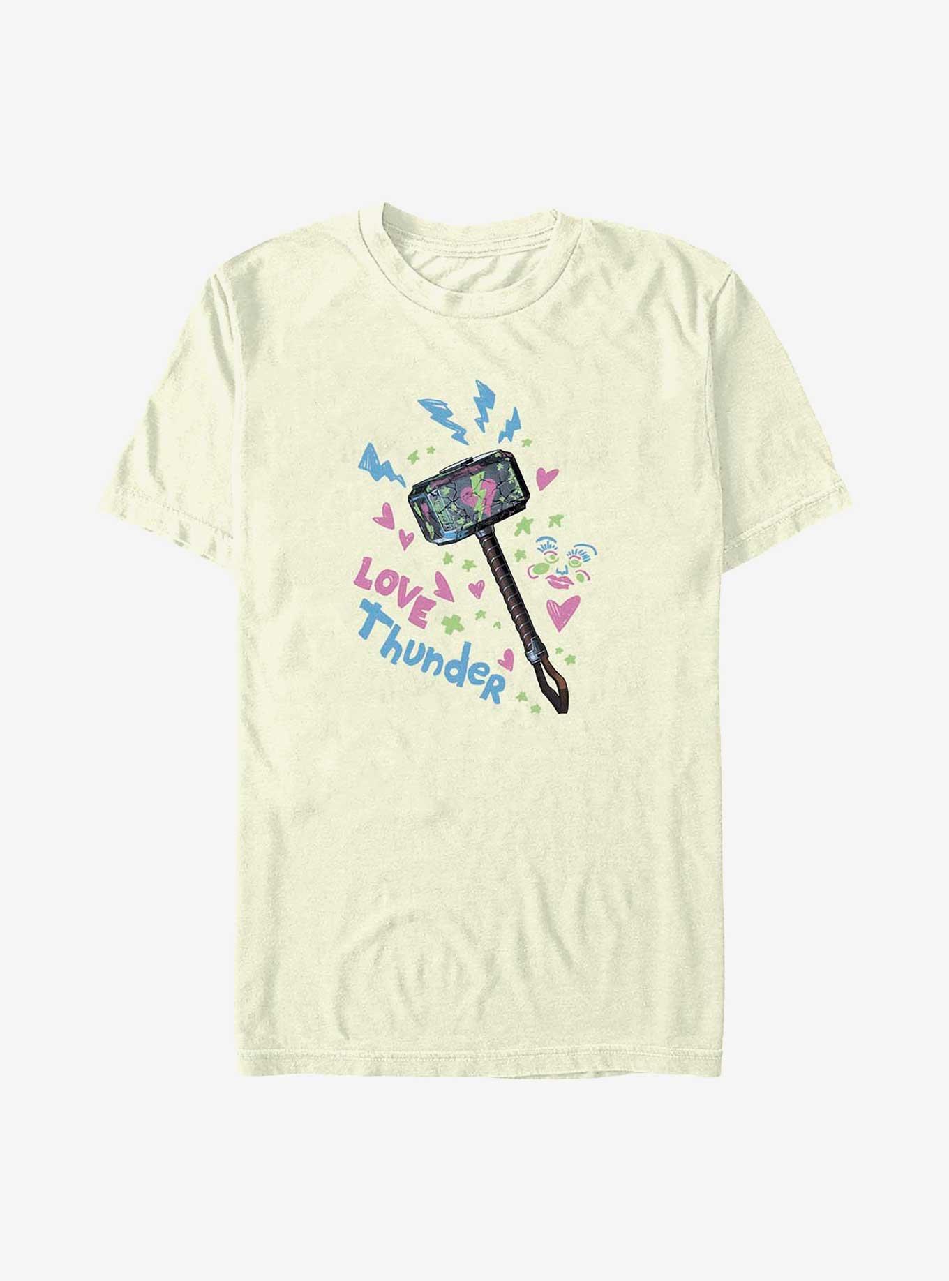 Marvel Thor: Love and Thunder Graffiti Hammer T-Shirt