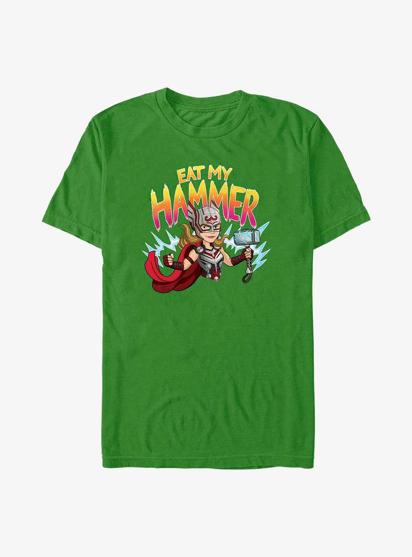 Marvel Thor: Love and Thunder Mighty Thor Eat My Hammer T-Shirt, KELLY, hi-res