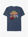 Marvel Thor: Love and Thunder Mighty Thor Eat My Hammer T-Shirt, NAVY HTR, hi-res