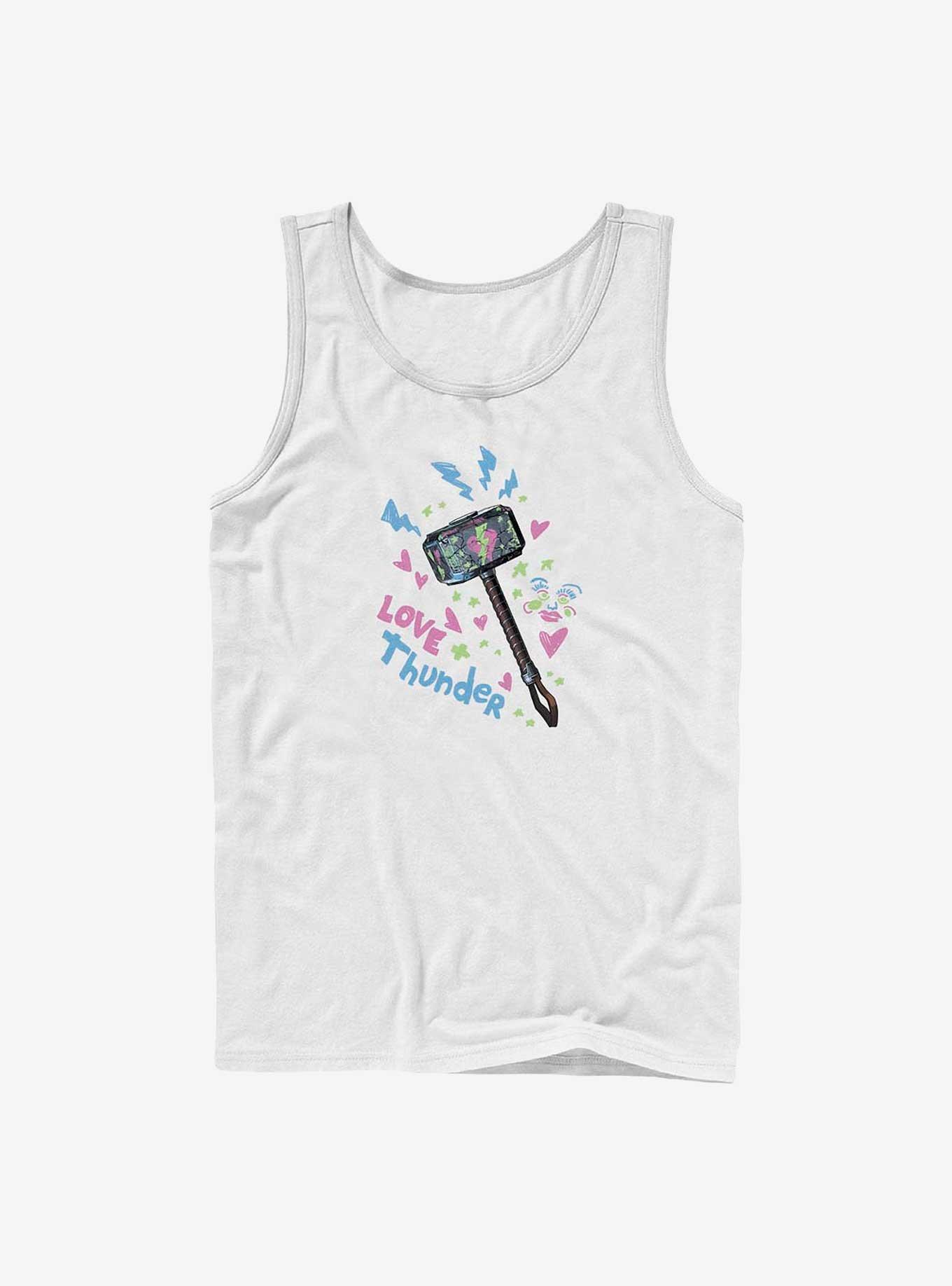 Marvel Thor: Love and Thunder Graffiti Hammer Tank, WHITE, hi-res