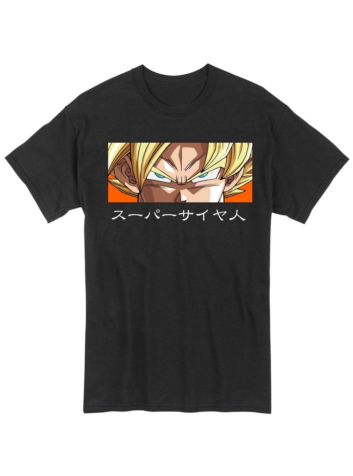 Dragon Ball Z Super Saiyan Goku Eyes T-Shirt - BLACK | Hot Topic