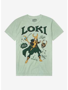 Marvel Loki Doodle Icons T-Shirt - BoxLunch Exclusive, , hi-res