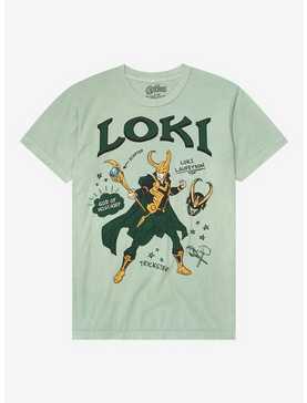 Marvel Loki Doodle Icons T-Shirt - BoxLunch Exclusive, , hi-res