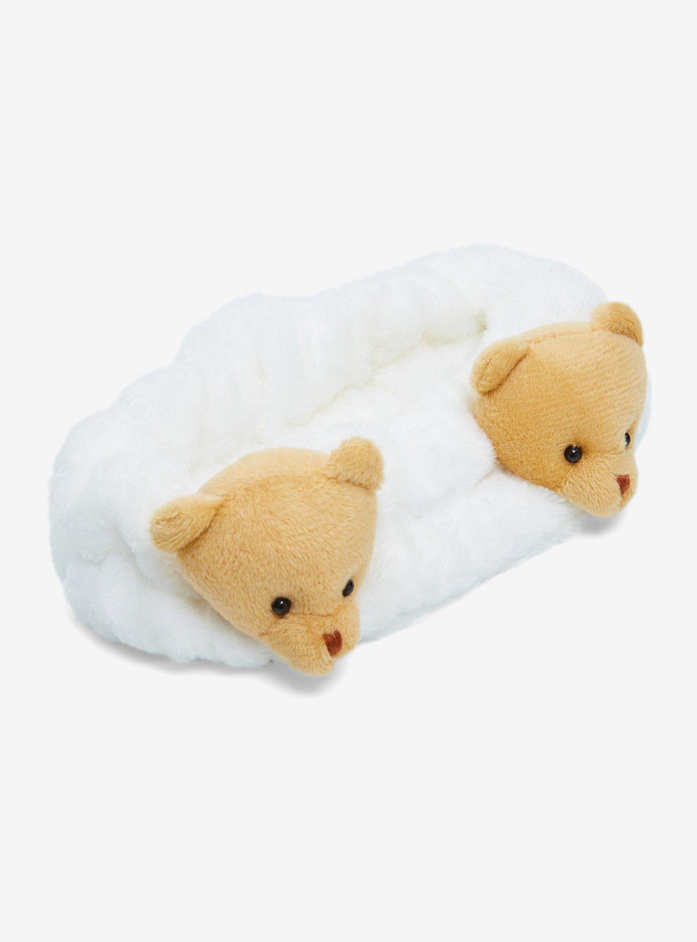 Teddy Bear Plush Spa Headband, , hi-res