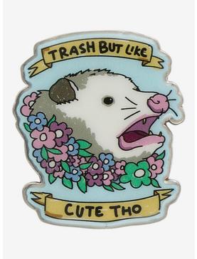 Possum Trash But Cute Enamel Pin, , hi-res