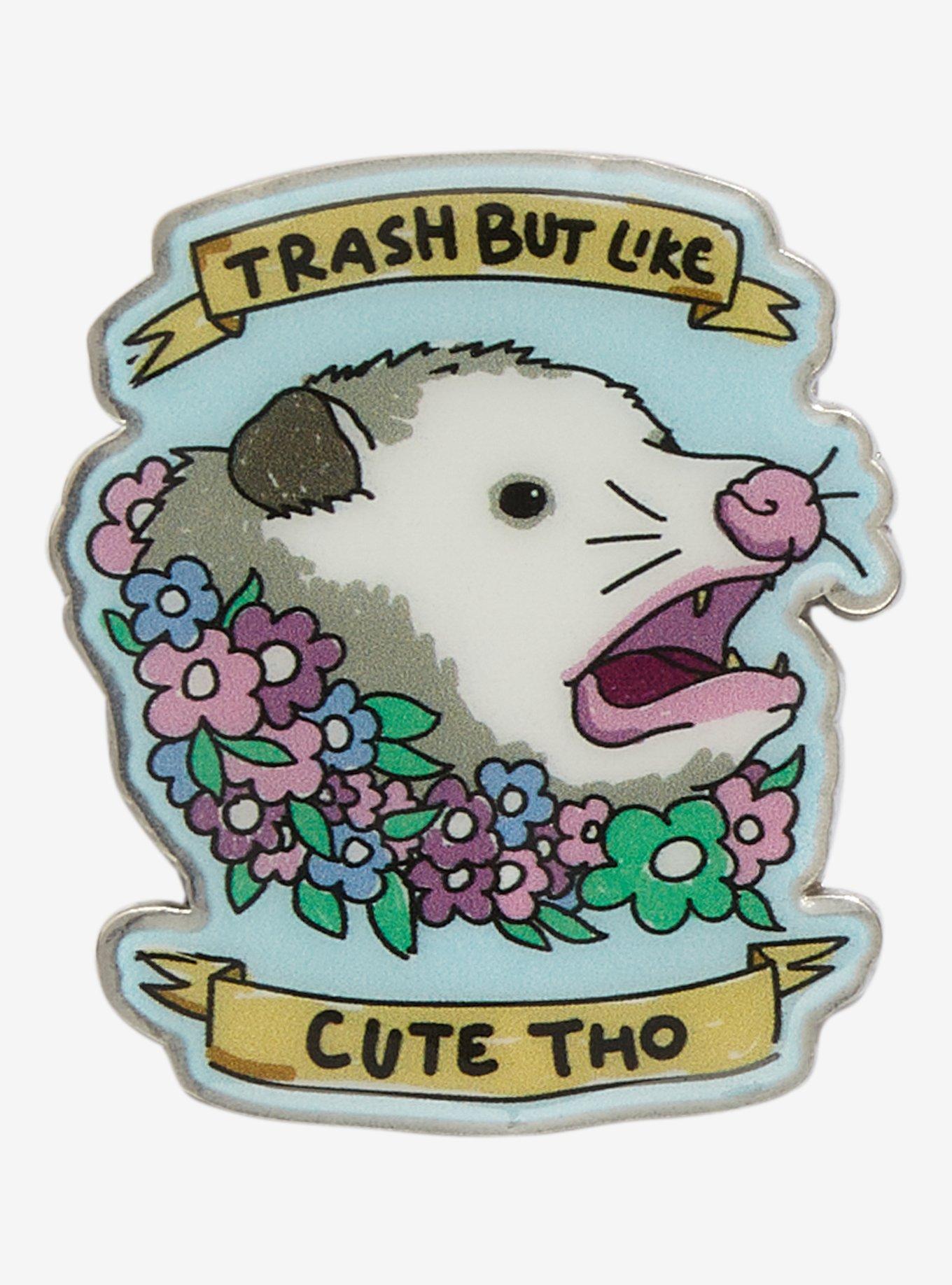 Here for the Trash Talking Funny Possum Design Poster for Sale by  boopsblunt