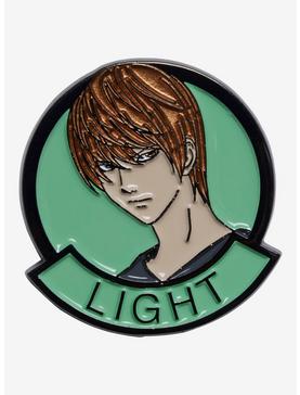 Death Note Light Profile Enamel Pin, , hi-res
