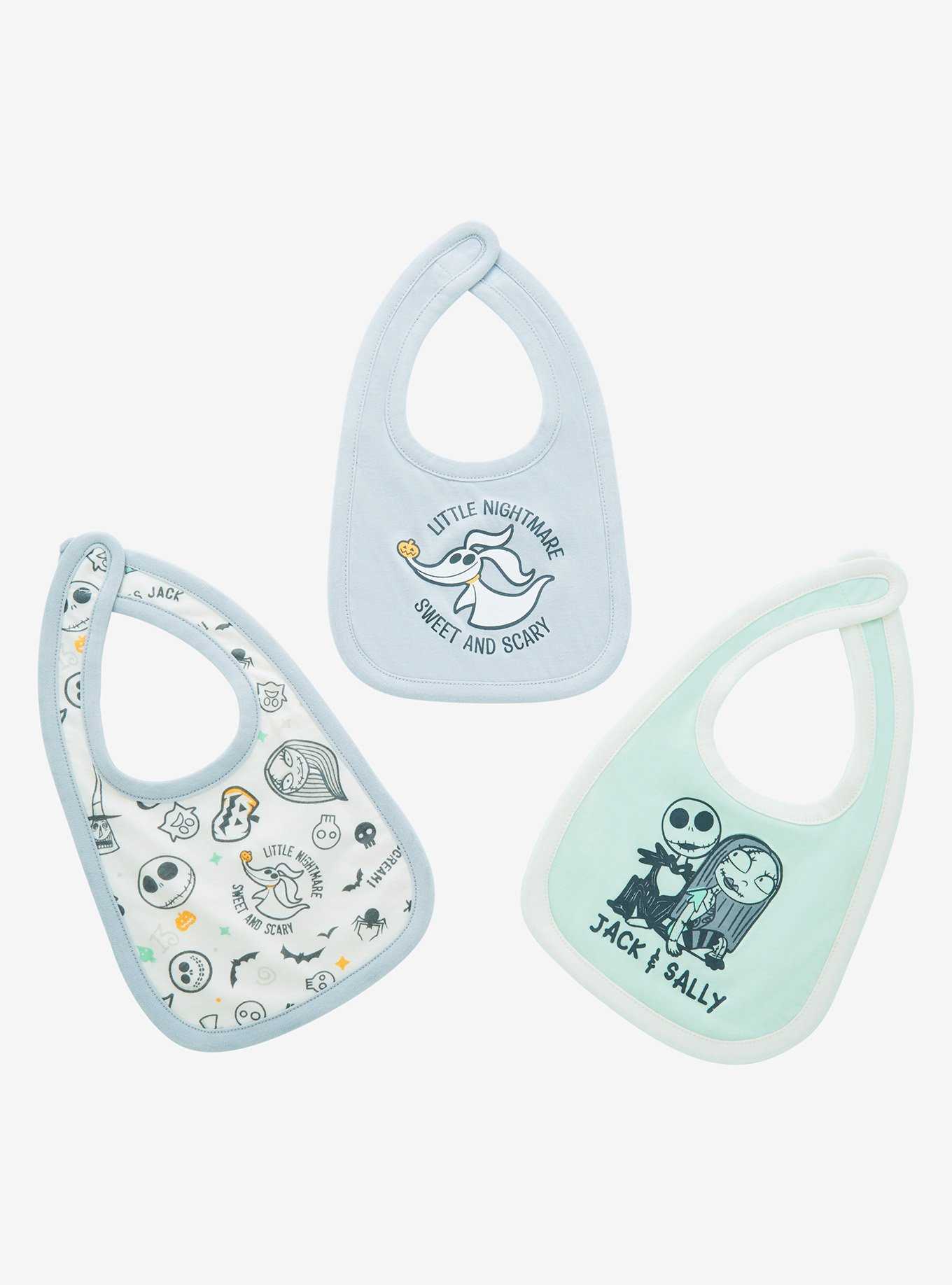Disney The Nightmare Before Christmas Icons Bib Set - BoxLunch Exclusive, , hi-res