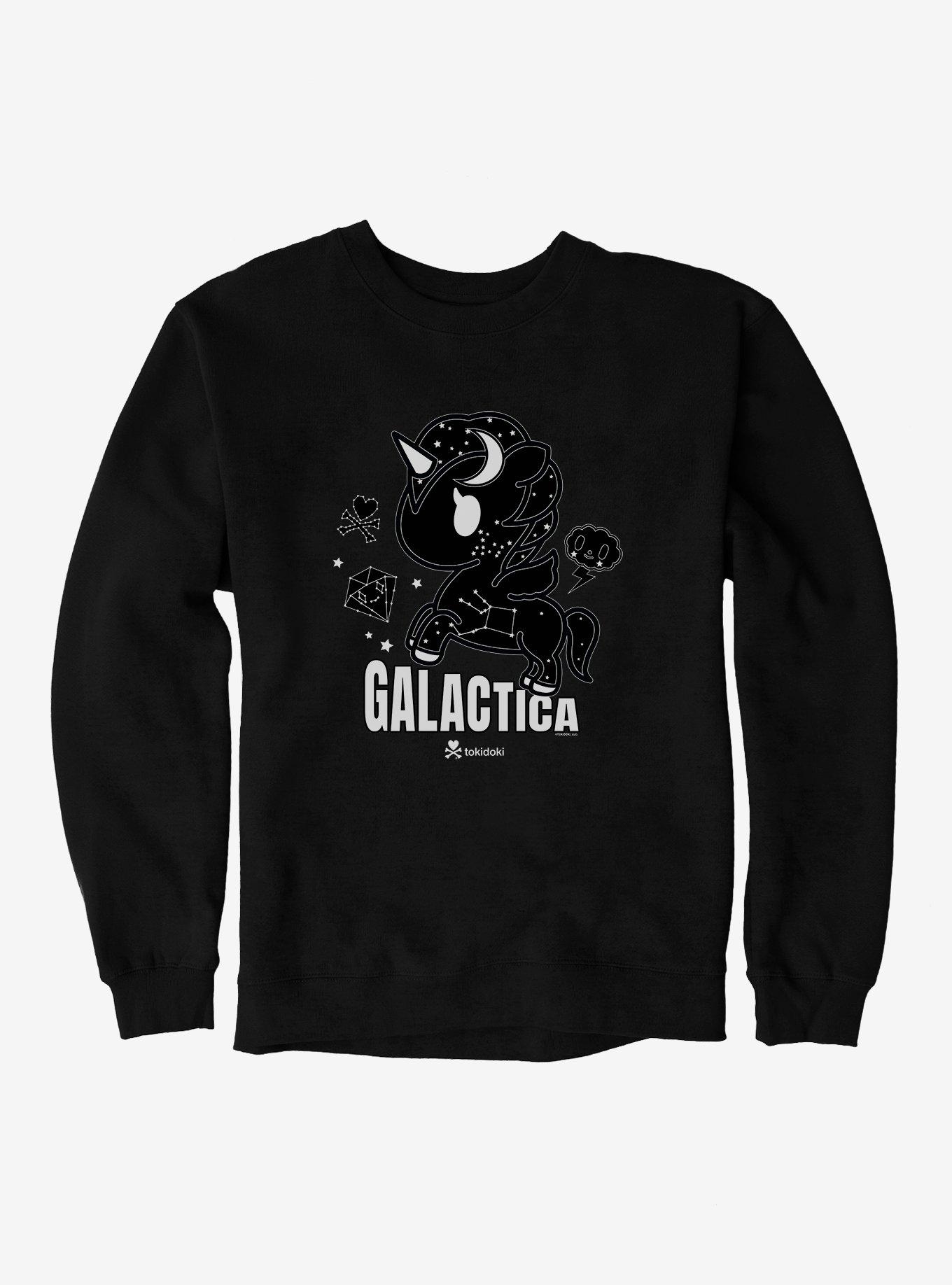 Tokidoki Galactica Unicorno Sweatshirt, BLACK, hi-res