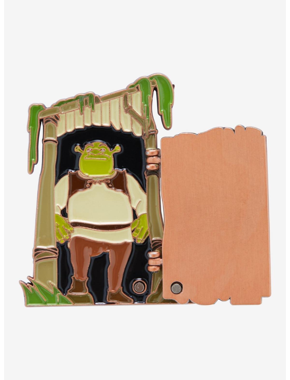 Shrek Outhouse Hinged Enamel Pin, , hi-res