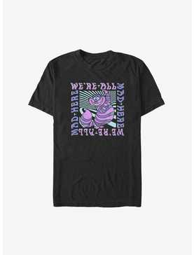 Disney Alice In Wonderland Trippy Cheshire We're All Mad Big & Tall T-Shirt, , hi-res