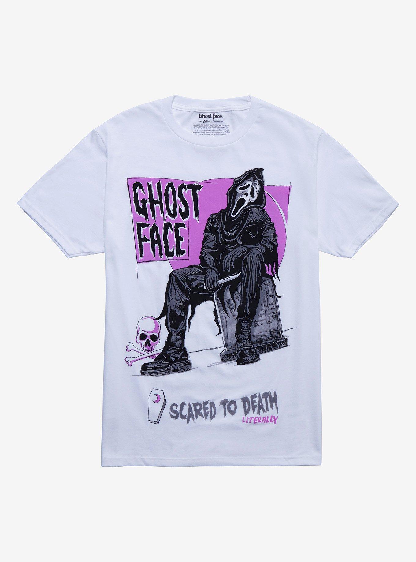 Ghost Face Scared To Death T-Shirt, MULTI, hi-res
