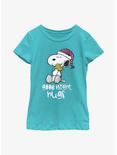 Peanuts Snoopy Goodnight Hugs Youth Girls T-Shirt, TAHI BLUE, hi-res