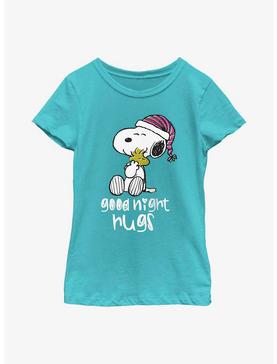 Peanuts Snoopy Goodnight Hugs Youth Girls T-Shirt, , hi-res