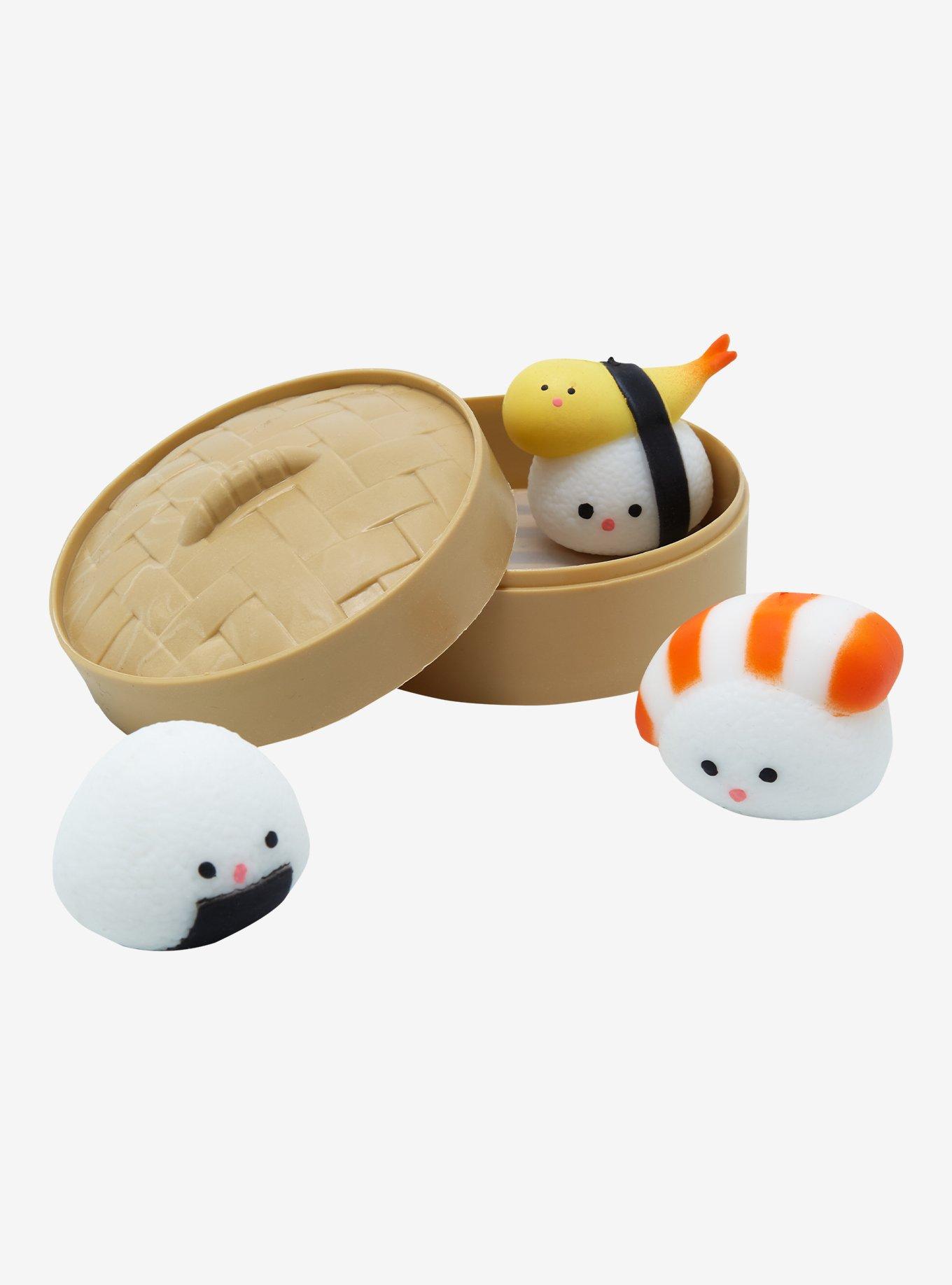 Sushi Dumpling Box Squishy Toy Set, , hi-res