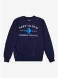 Grey’s Anatomy Grey Sloan Memorial Hospital Crewneck - BoxLunch Exclusive , NAVY, hi-res