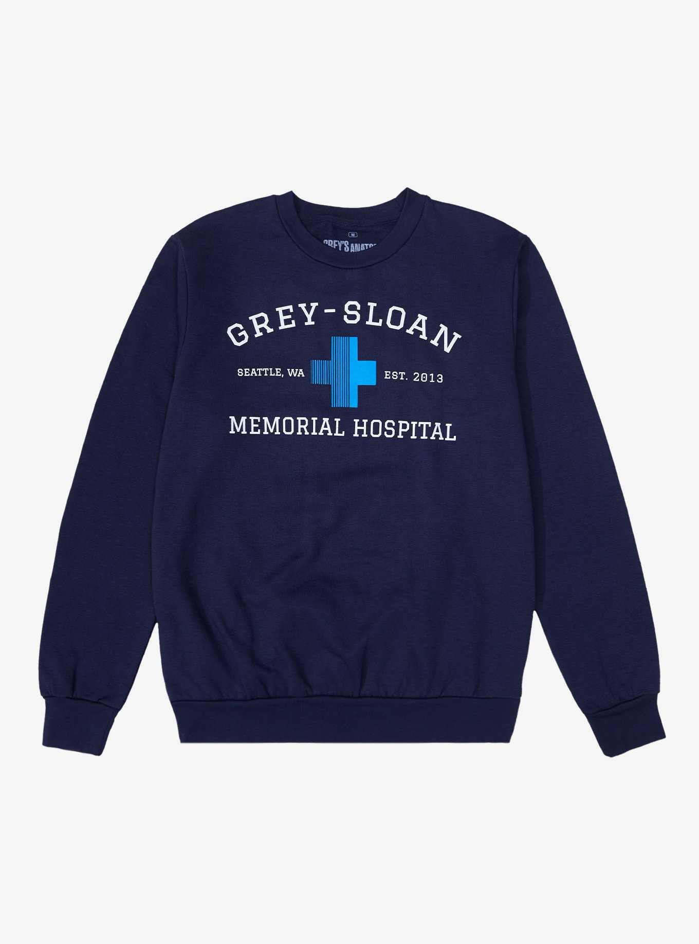 Grey’s Anatomy Grey Sloan Memorial Hospital Crewneck - BoxLunch Exclusive , , hi-res