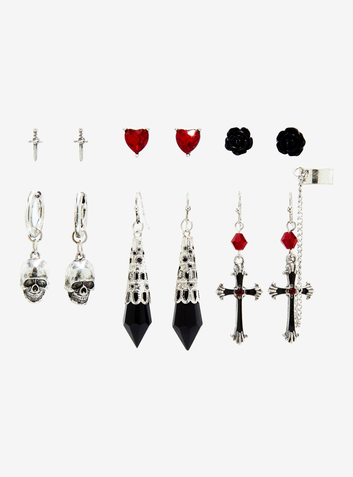 Hot topic cross on sale earrings