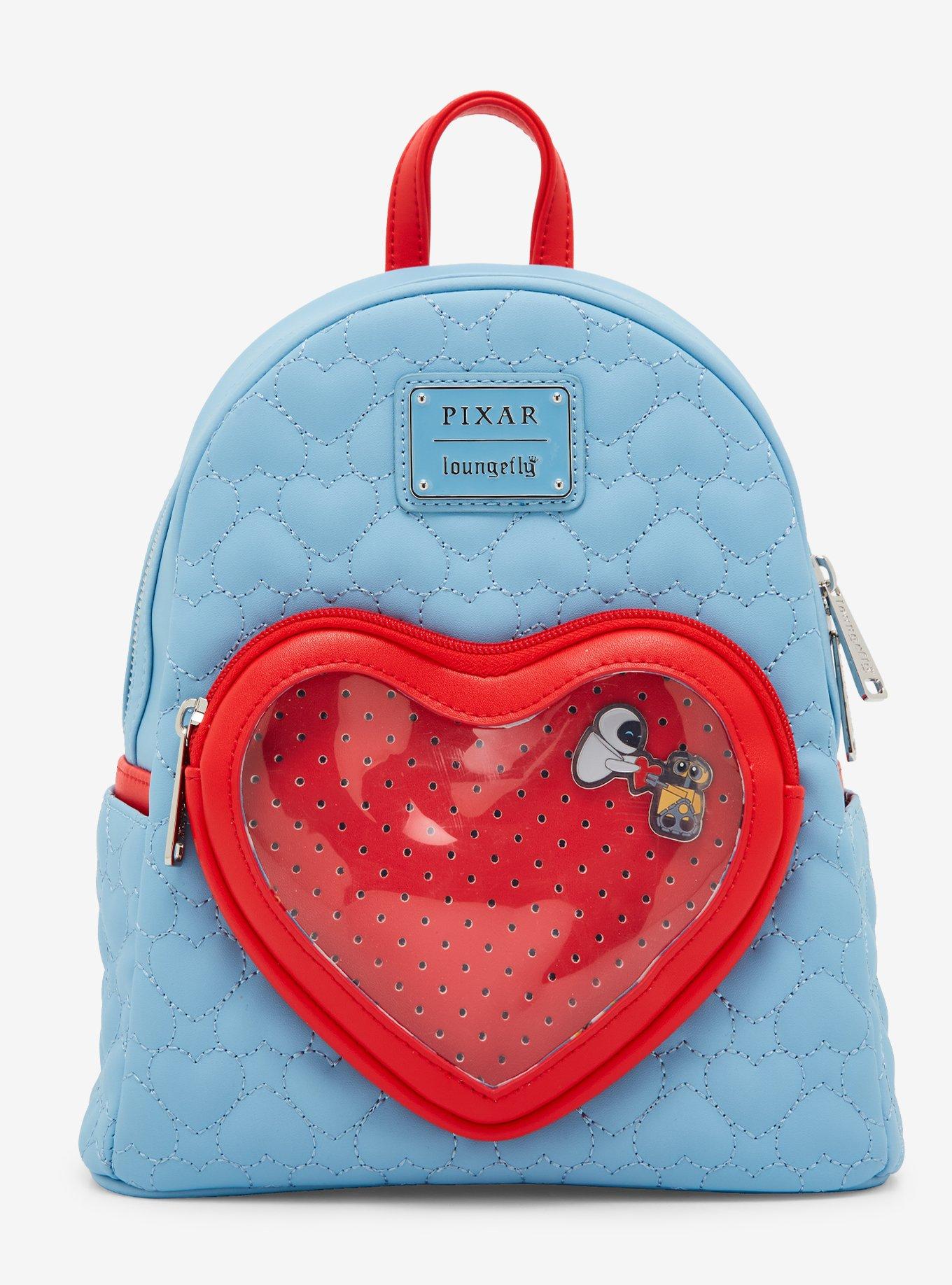 Loungefly Disney Pixar WALL-E Heart Pin Display Mini Backpack