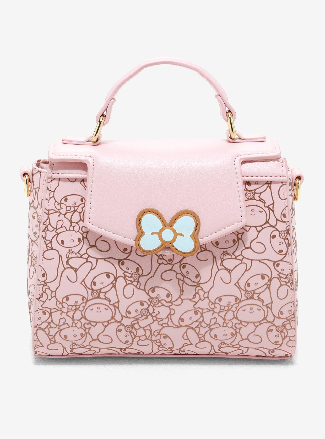 Loungefly Sanrio Hello Kitty Kawaii Allover Print Crossbody Satchel Handbag  Purse