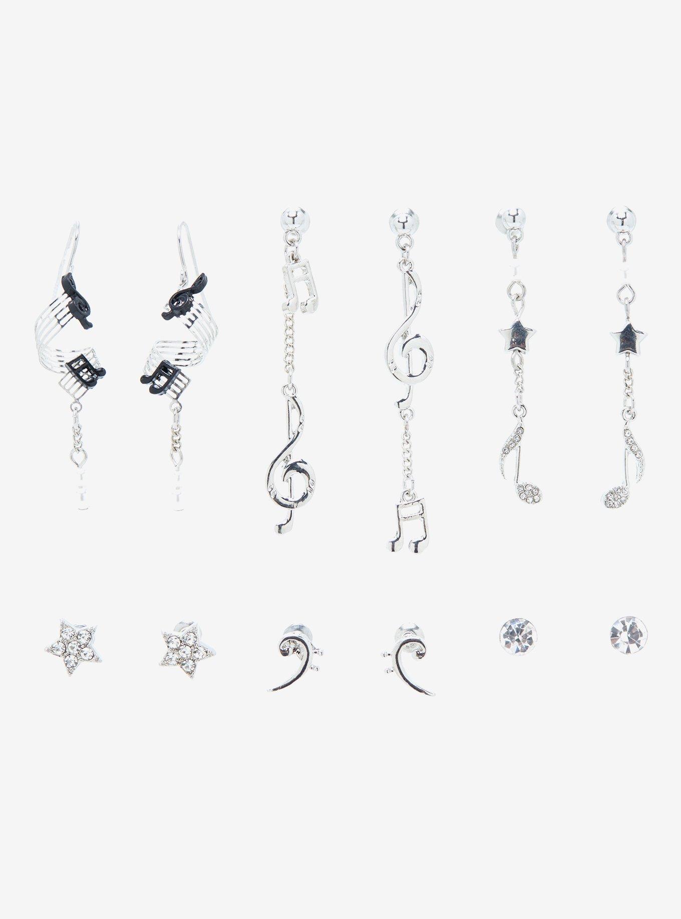 Sweet Society Music Notes Earring Set, , hi-res