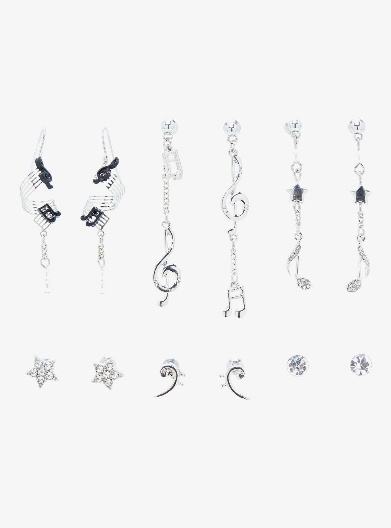 Sweet Society Music Notes Earring Set, , hi-res