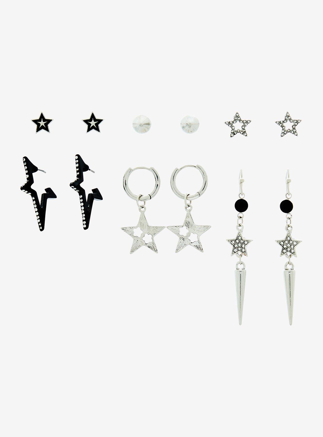 Bling Star Earring Set, , hi-res