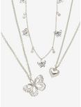 Butterfly Heart Necklace Set, , hi-res