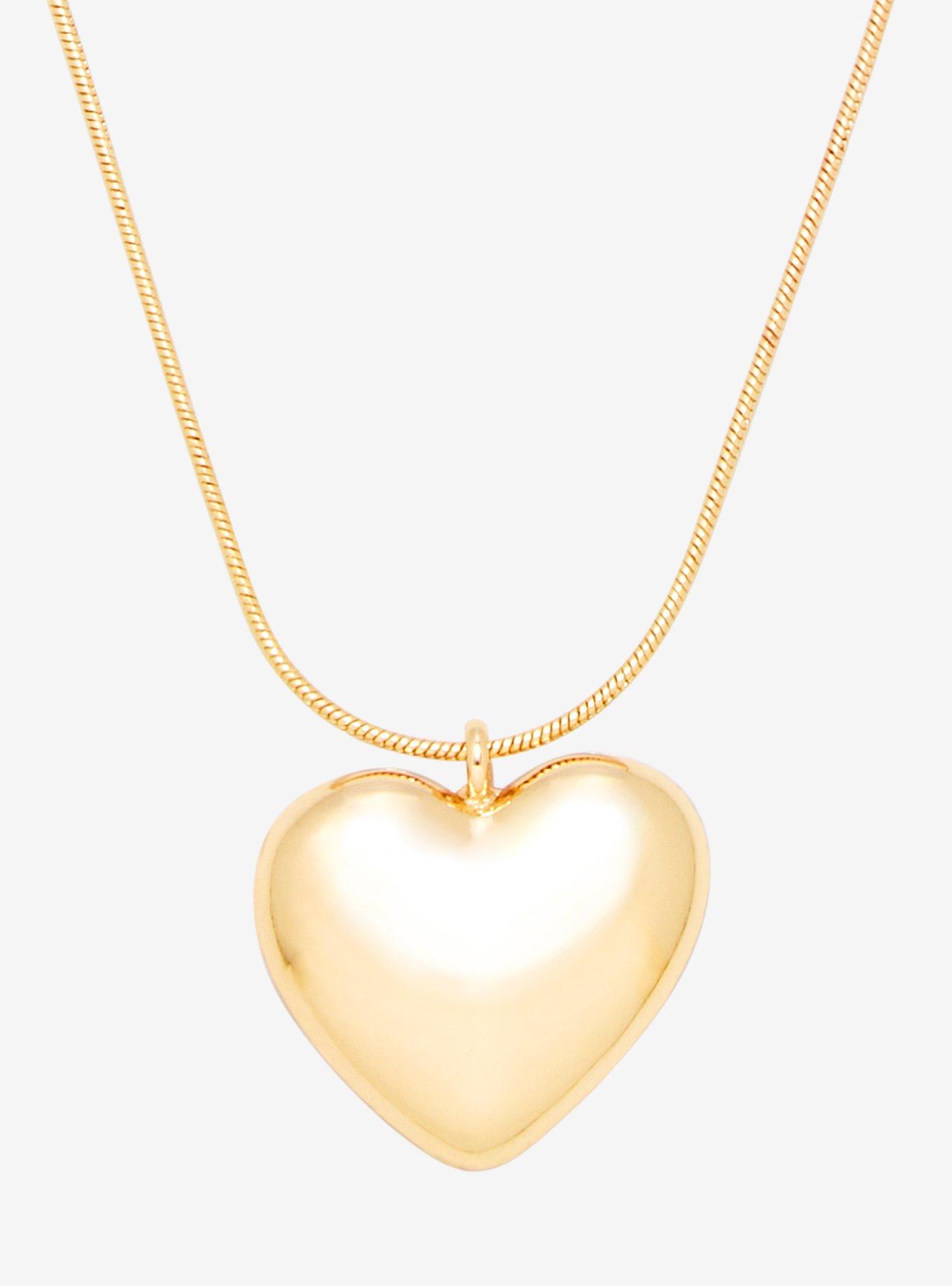Gold Bubble Heart Pendant - Purchase Your Gold Necklace Today