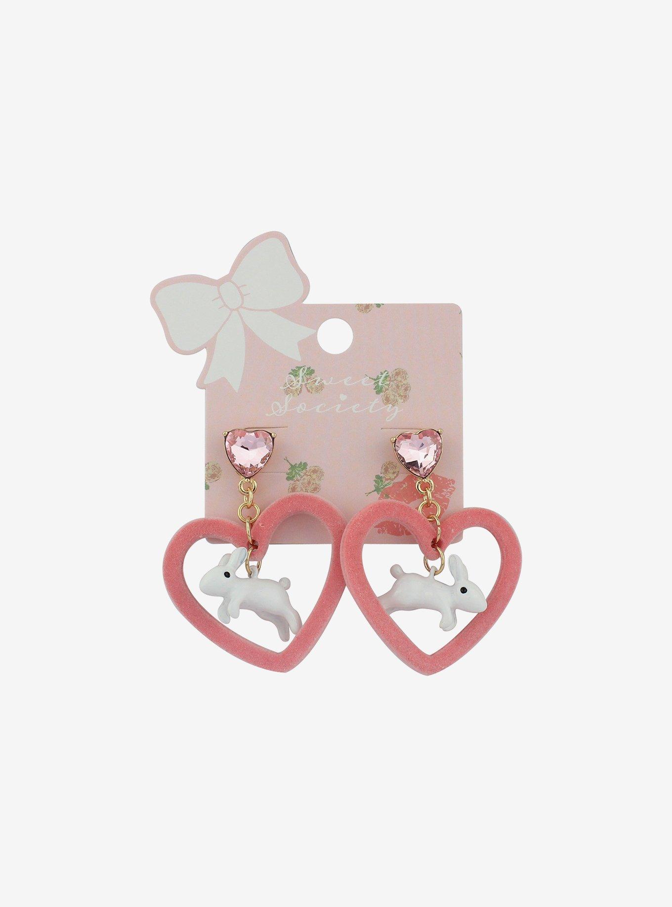 sweet-society-heart-bunny-drop-earrings-hot-topic