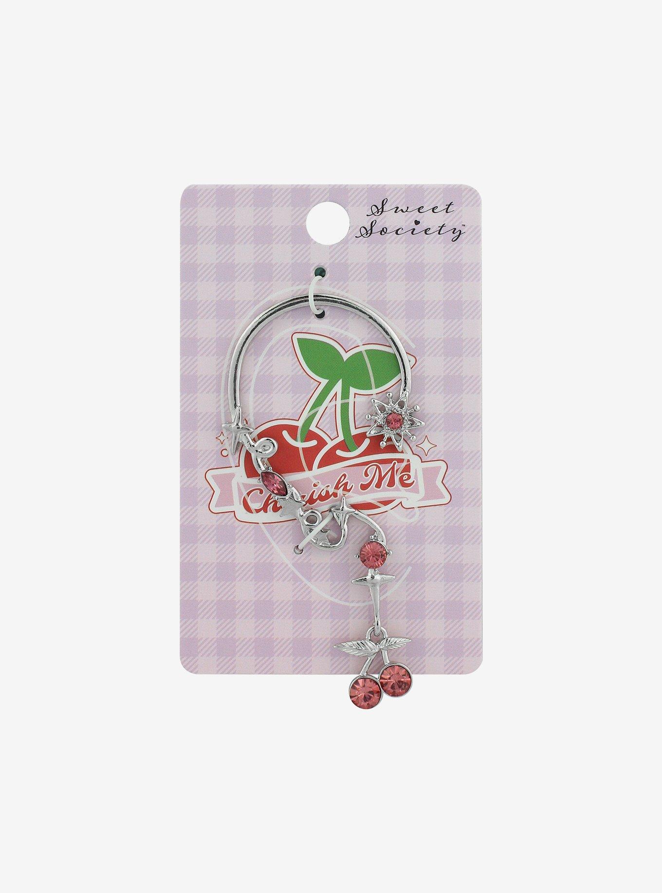 Sweet Society Cherry Star Wrap Ear Cuff, , hi-res