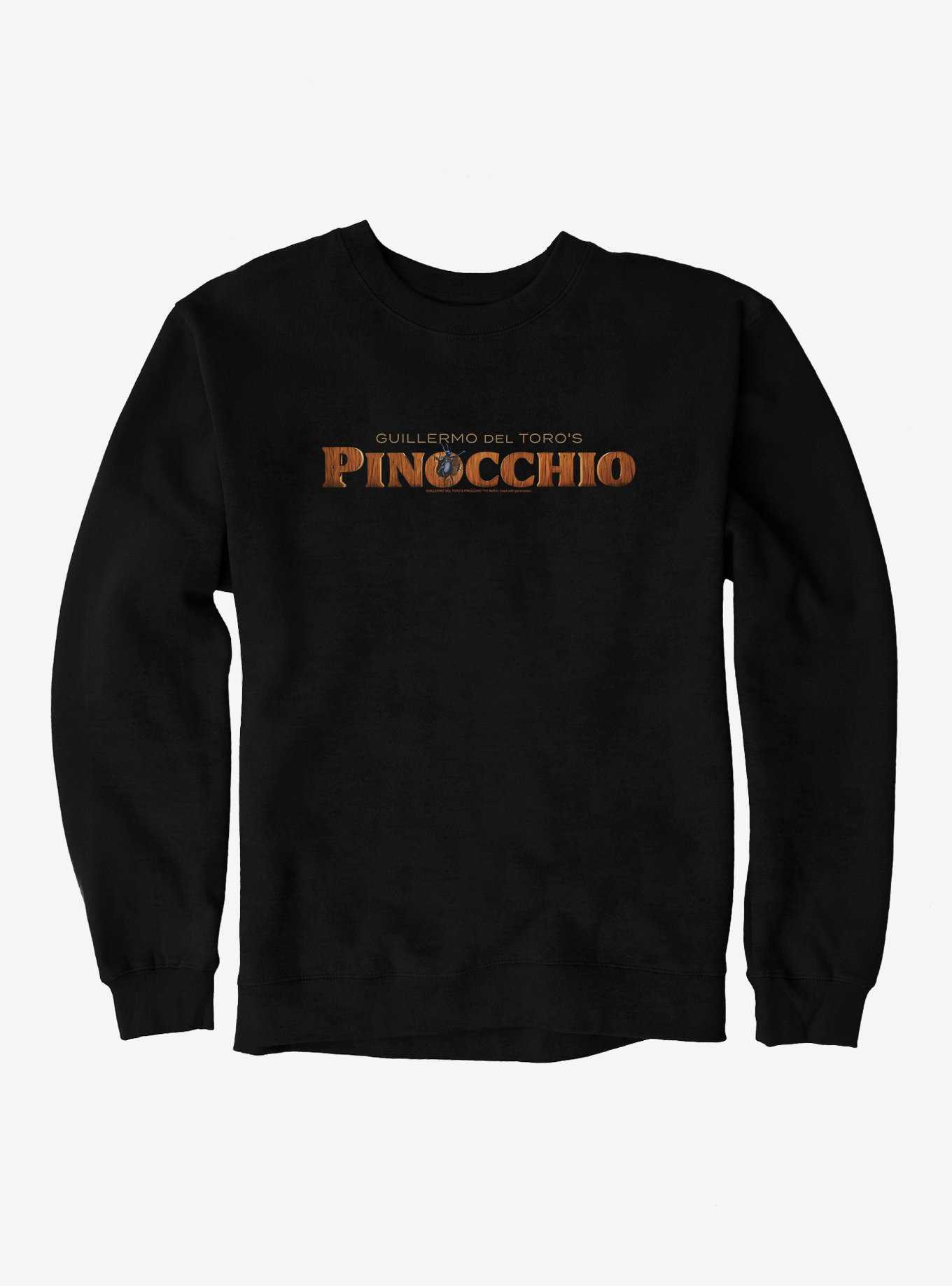 Netflix Pinocchio Film Title Art Sweatshirt, , hi-res
