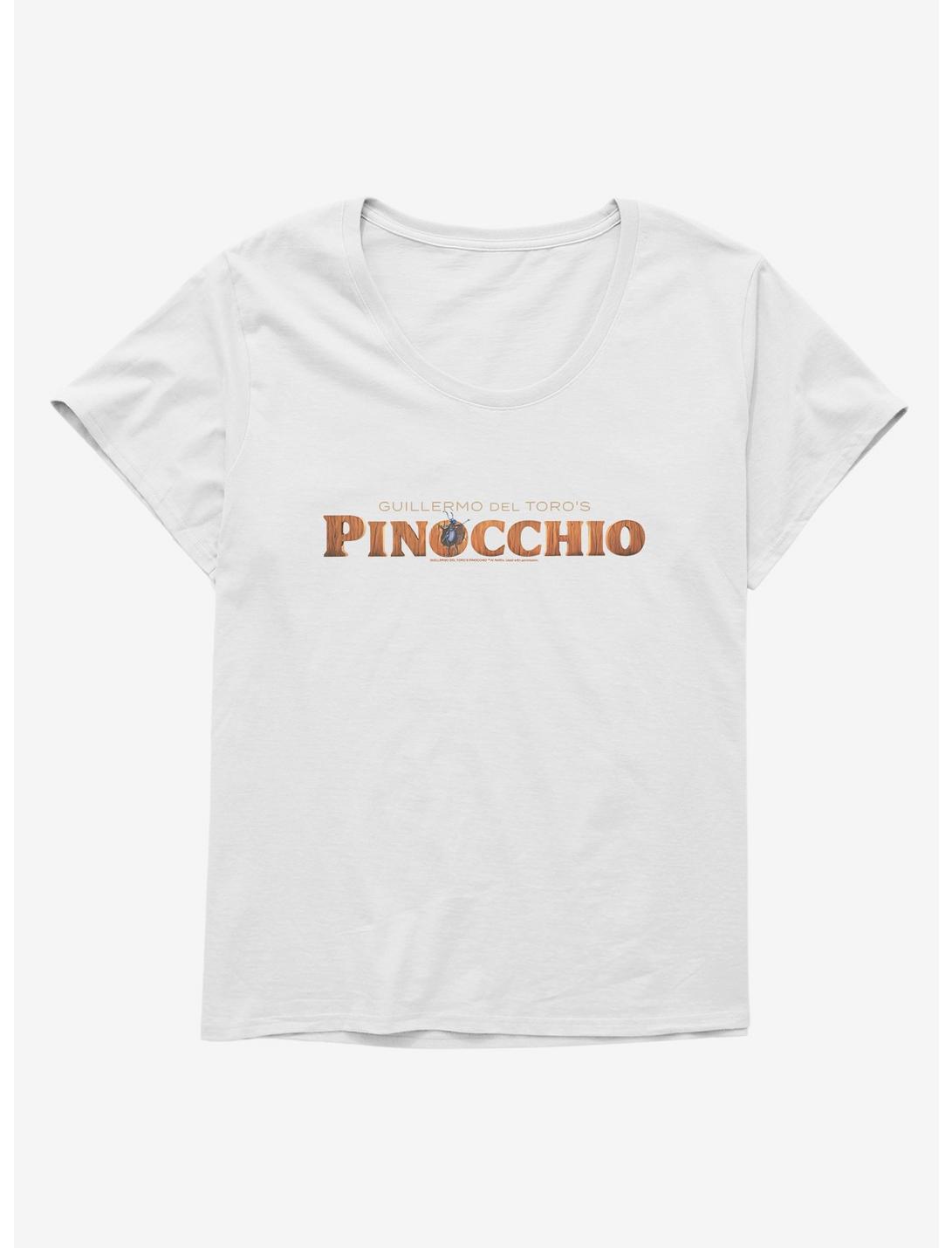 Netflix Pinocchio Film Title Art Girls T-Shirt Plus Size, , hi-res
