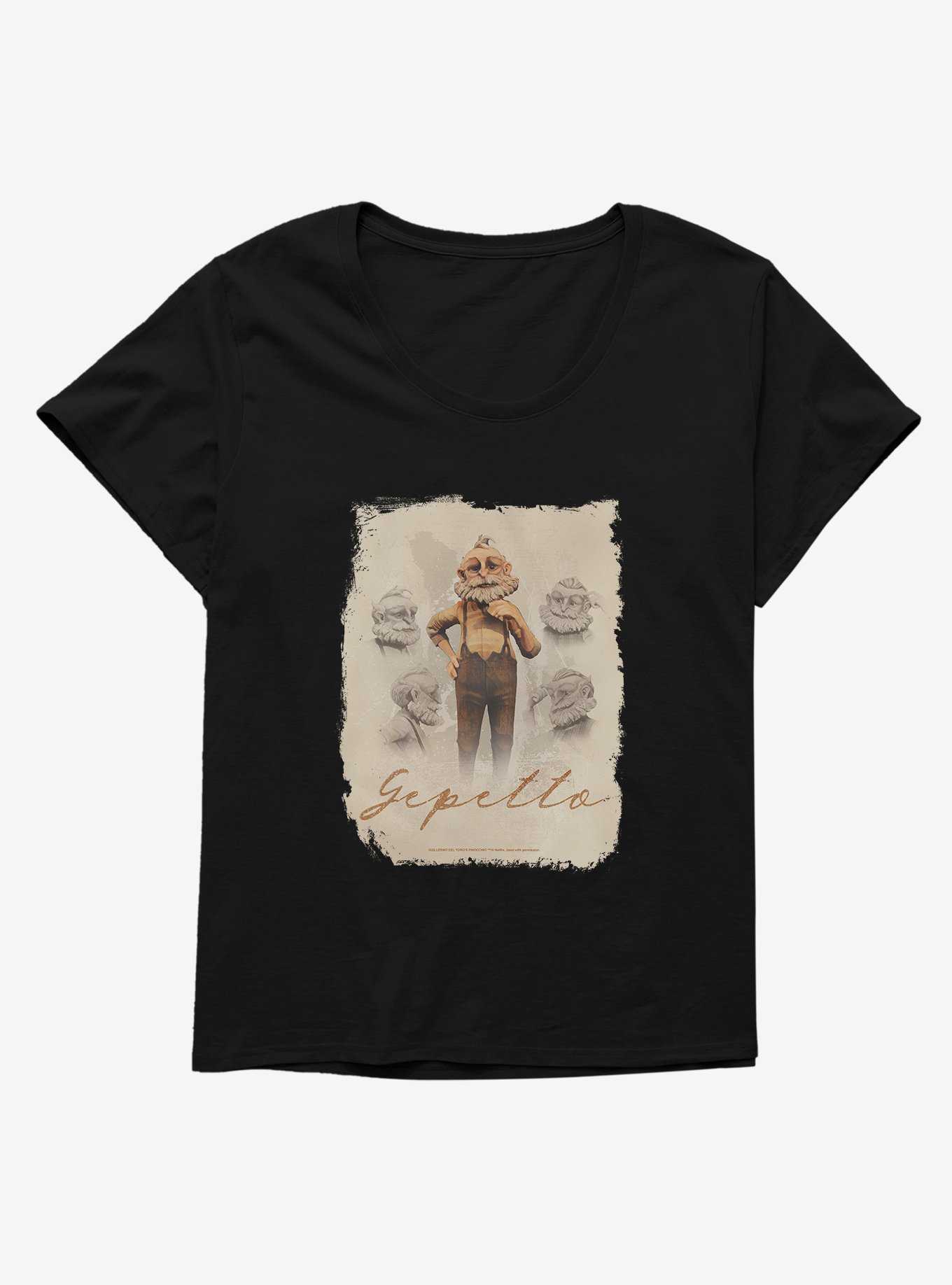 Netflix Pinocchio Gepetto Poster Girls T-Shirt Plus Size, , hi-res