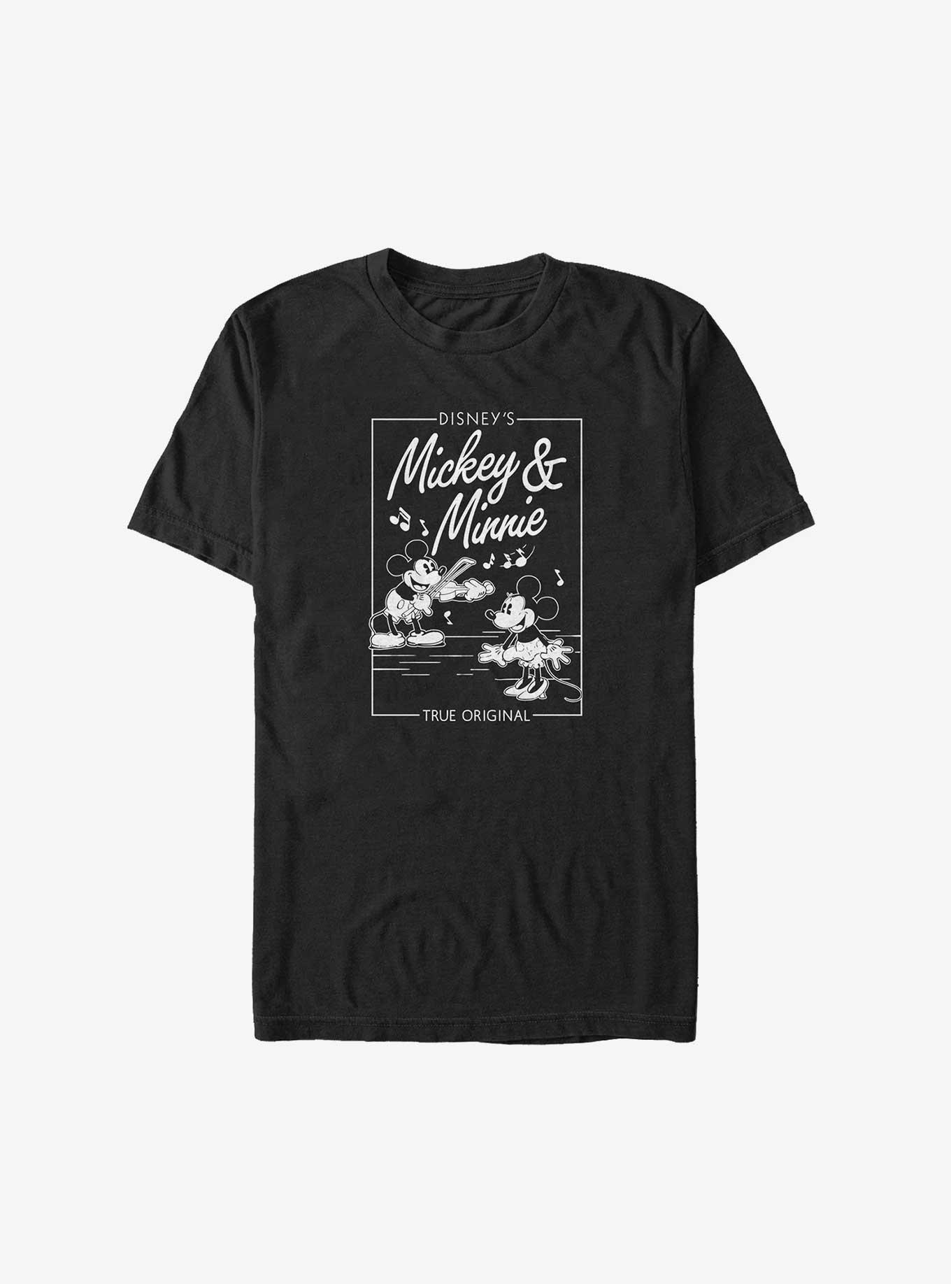 Disney Mickey Mouse amp Minnie Mouse Music Cover Big amp Tall TShirt