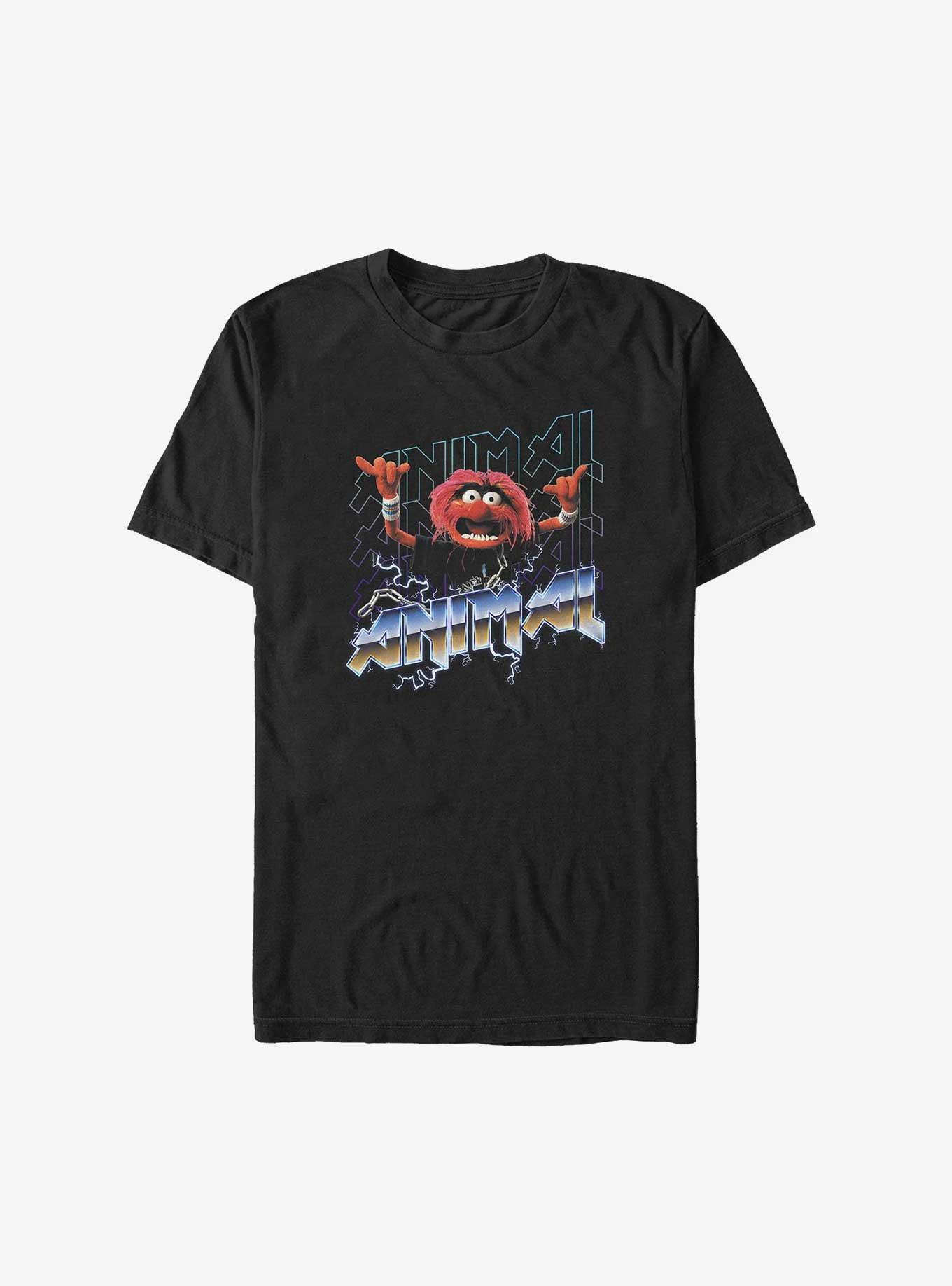 Disney The Muppets Metal Animal Big & Tall T-Shirt, BLACK, hi-res