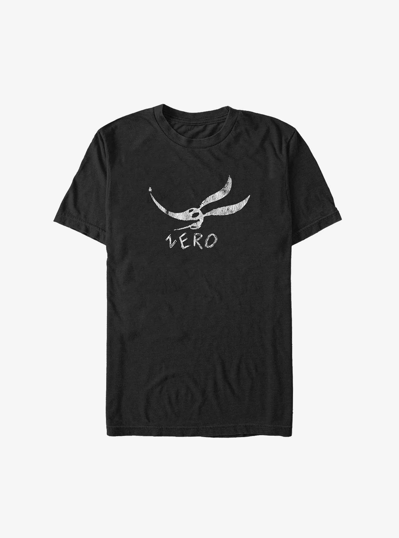 Disney The Nightmare Before Christmas Zero Face Big & Tall T-Shirt, BLACK, hi-res